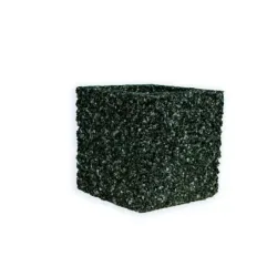 Luksusowa donica marmurowa 15x15x15 cm Marbi - Green 2 | Włoski design