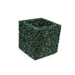 Luksusowa donica marmurowa 15x15x15 cm Marbi - Green 2 | Włoski design