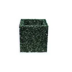 Luksusowa donica marmurowa 15x15x15 cm Marbi - Green 2 | Włoski design