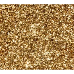 Złota donica kamienna 15x15x15 cm Marbi - Gold | Luksus i elegancja w Twoim wnętrzu