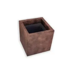 Miedziana donica nowoczesna 30x30x30 cm Modern - Copper 1 | Industrialny design