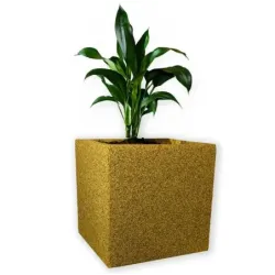 Czarna donica nowoczesna 30x30x30 cm Modern - Black 1 | Minimalistyczny design i trwałość