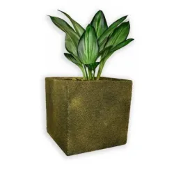 Czarna donica nowoczesna 30x30x30 cm Modern - Black 1 | Minimalistyczny design i trwałość