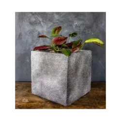 Czarna donica nowoczesna 30x30x30 cm Modern - Black 1 | Minimalistyczny design i trwałość