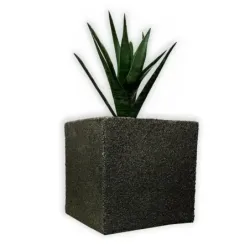 Czarna donica nowoczesna 30x30x30 cm Modern - Black 1 | Minimalistyczny design i trwałość