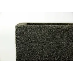 Czarna donica nowoczesna 30x30x30 cm Modern - Black 1 | Minimalistyczny design i trwałość