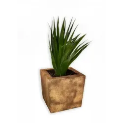 Jasna miedziana donica nowoczesna 30x30x30 cm Modern - Copper L1 | Stylowa i trwała