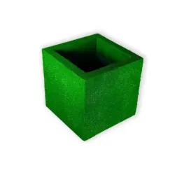 Zielona donica nowoczesna 30x30x30 cm Modern - Green 1 | Stylowa dekoracja do wnętrz