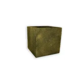 Złota donica nowoczesna 30x30x30 cm Modern - Gold 1 | Elegancja i trwałość w jednym