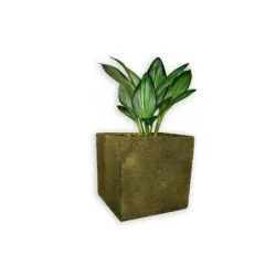 Złota donica nowoczesna 30x30x30 cm Modern - Gold 1 | Elegancja i trwałość w jednym