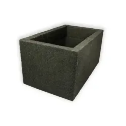 Czarna donica prostokątna 60x32x34 cm Modern - Black 3 | Nowoczesny design