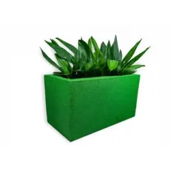 Zielona donica prostokątna 60x32x34 cm Modern – Green 3 | Do wnętrz i ogrodu