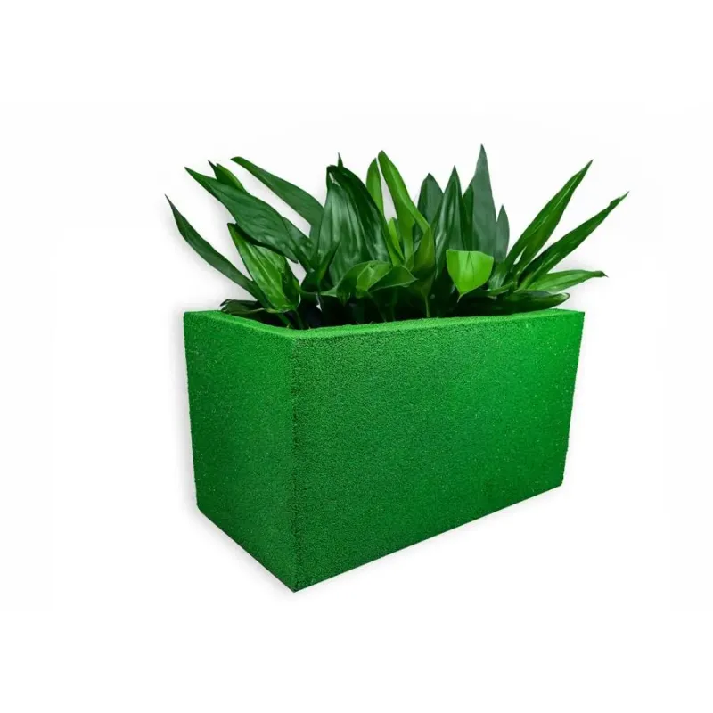 Zielona donica prostokątna 60x32x34 cm Modern – Green 3 | Do wnętrz i ogrodu