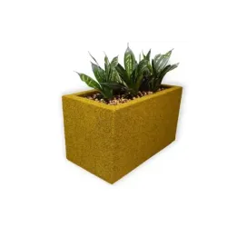 Żółta donica prostokątna 60x32x34 cm Modern – Yellow D3 | Nowoczesny design i trwałość