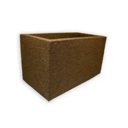 Brązowa donica prostokątna 60x32x34 cm Modern – Brown 3 | Uniwersalna i solidna