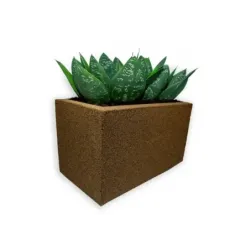 Brązowa donica prostokątna 60x32x34 cm Modern – Brown 3 | Uniwersalna i solidna