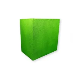 Zielona donica wysoka 50x32x50 cm Modern – Green 4 | Mocny akcent w nowoczesnym stylu
