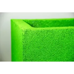 Zielona donica wysoka 50x32x50 cm Modern – Green 4 | Mocny akcent w nowoczesnym stylu