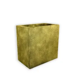 Złota donica wysoka 50x32x50 cm Modern – Gold 5 | Stylowy akcent do domu i ogrodu
