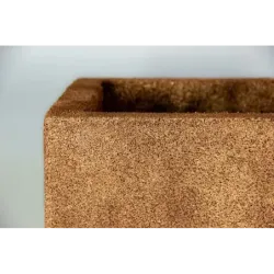 Donica miedziana wysoka kwadratowa 41x41x60cm Modern – Copper L4 | Elegancja i trwałość