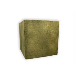 Złota donica kwadratowa duża 50x50x50 cm Modern – Gold 2 | Luksusowy akcent