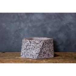 Niebieska doniczka sześciokątna z marmurem Dodo – Marble Blue | Wyrazista i stylowa