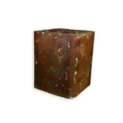 Donica corten 27x27x30 cm Kortes - Blue L | Industrialny design i surowy styl