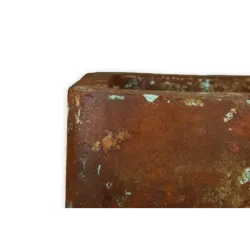 Donica corten 27x27x30 cm Kortes - Blue L | Industrialny design i surowy styl