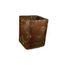 Donica corten 27x27x30 cm Kortes - Blue L | Industrialny design i surowy styl