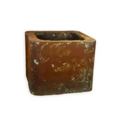 Donice loftowe w style corten 25x25x21 cm Kortes - Blue S | Styl i surowy design w jednym