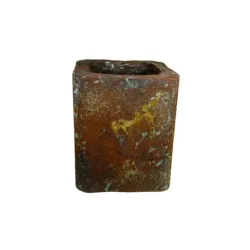 Loftowa donica betonowa 27x27x30 cm Kortes - Flesh L | Surowy styl i nowoczesny design