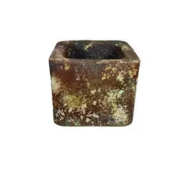 Industrialna donica betonowa 25x25x21 cm Kortes - Flesh S | Unikalny design i elegancja