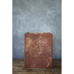 Osłonka na donice 25 x 25 x 30 cm z mandalą 3D - ręcznie robiona