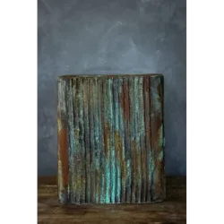 Osłonka na doniczkę loft 25 x 25 x 30 cm - ręcznie robiona