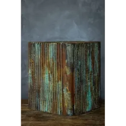 Osłonka na doniczkę loft 25 x 25 x 30 cm - ręcznie robiona