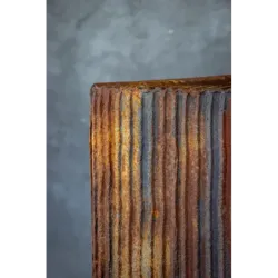 Loftowa osłonka na doniczkę 25 x 25 x 30 cm - ręcznie robiona