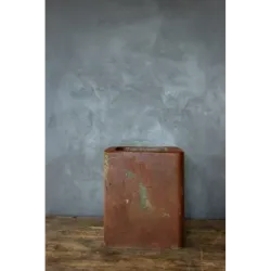 Rustykalna osłonka na doniczkę loft 25x25x30 cm – ręcznie robiona
