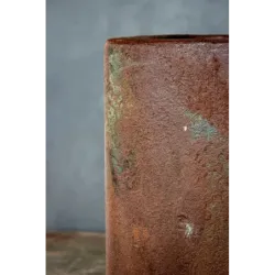 Rustykalna osłonka na doniczkę loft 25x25x30 cm – ręcznie robiona