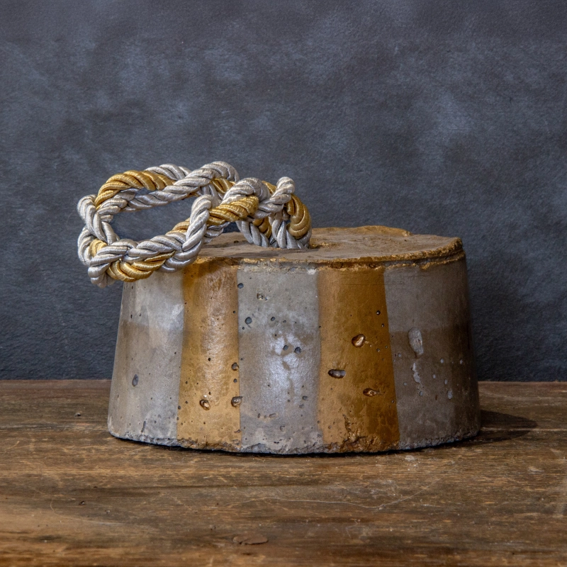 Dekoracyjny betonowy stoper do drzwi – STOP 3 | Ręcznie robiony i funkcjonalny