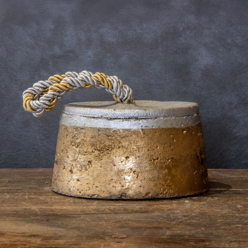 Ciężki stoper do drzwi z betonu – STOP 2 | Ręcznie wykonany i stabilny