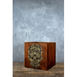 Donica loft Sugar Skull 30×30×30 cm – Ferro Calavera LS | Art Con Design