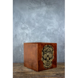 Donica loft Sugar Skull 30×30×30 cm – Ferro Calavera LS | Art Con Design
