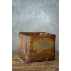 Donica loft efekt kortenu 25×25×21 cm – Ferro Puro M | Art Con Design