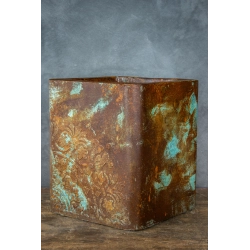 Rustykalna donica loft 25×25×30 cm – Ferro Marina LHR | Art Con Design