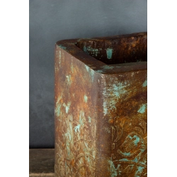 Rustykalna donica loft 25×25×30 cm – Ferro Marina LHR | Art Con Design