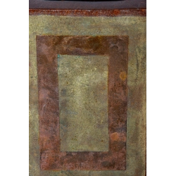 Donica w efekcie cortenu z artystyczną patyną – 25 × 26 × 30 cm, ręcznie wykonana