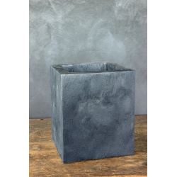 Donica Ferro Verdi Grey LH – luksusowa szara donica minimalistyczna 25×25×30 cm