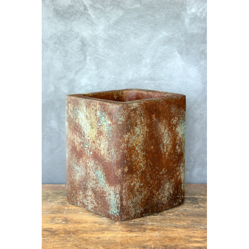 Ferro Puro LHR – donica z efektem rdzy i patyny 25×25×30 cm