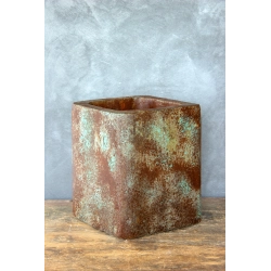 Ferro Puro LHR – donica z efektem rdzy i patyny 25×25×30 cm