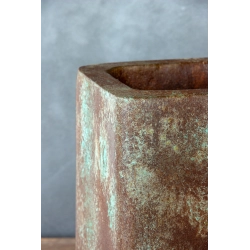 Ferro Puro LHR – donica z efektem rdzy i patyny 25×25×30 cm
